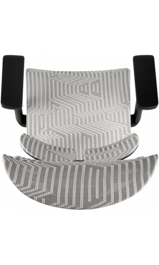 Office chair GT Racer B-3002 Black/Light Gray